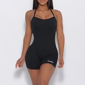 Bombshell Sportswear Sculpted Shorts Romper Jumpsuit